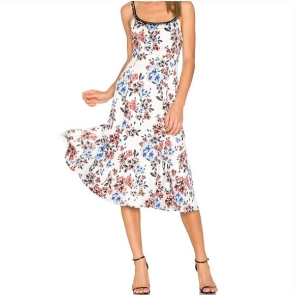 Nbd Secora Japanese Blossom Midi Dress Revolve - Picture 1 of 13